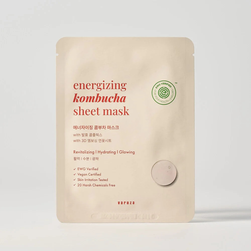 [VARUZA] Energizing Kombucha Sheet Mask