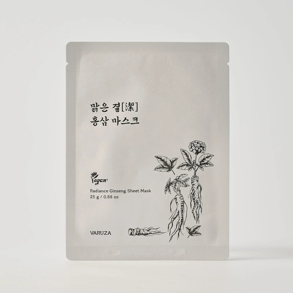 [VARUZA] Radiance Ginseng Sheet Mask