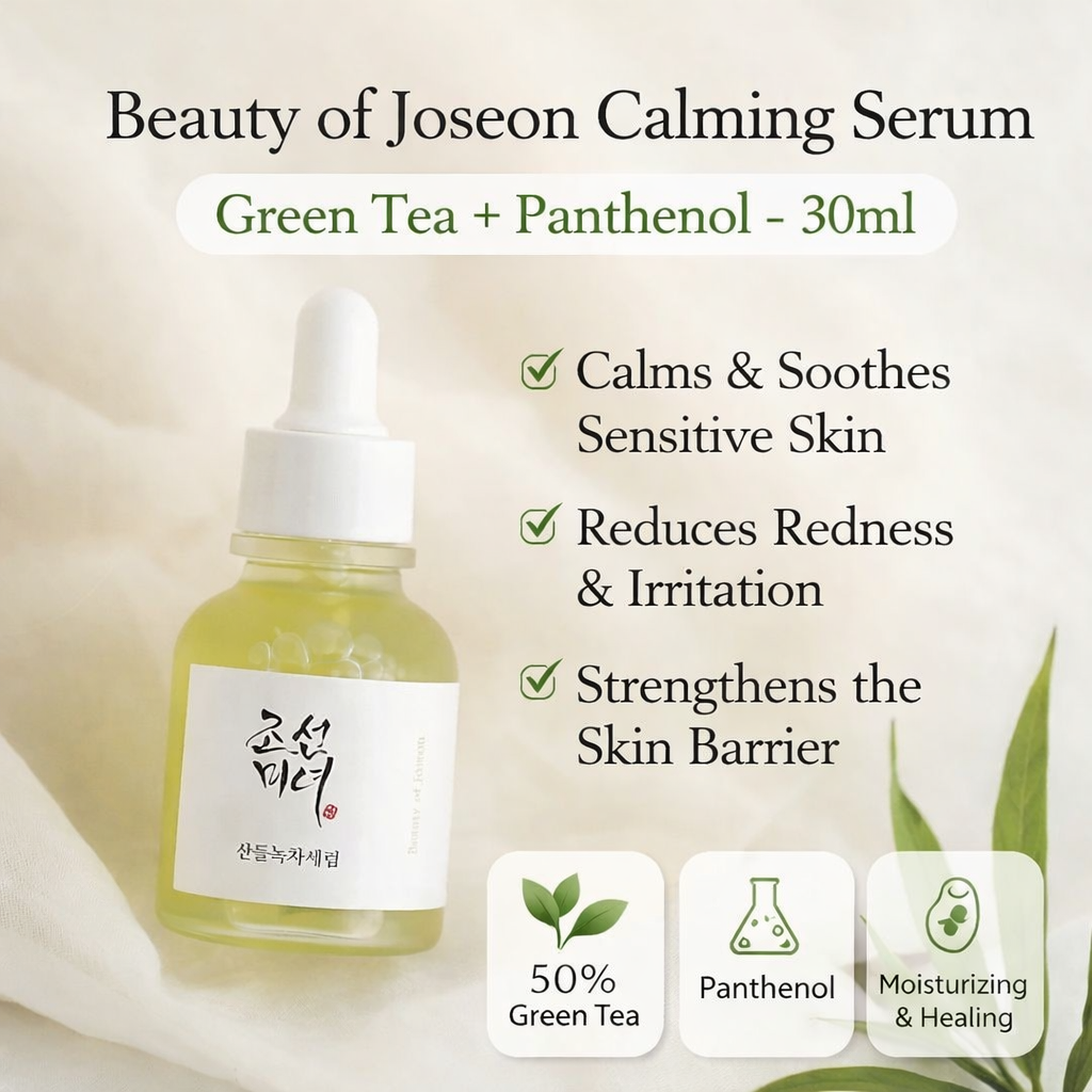 [Beauty Of Joseon] Green Tea Panthenol Calming Serum (30ml)