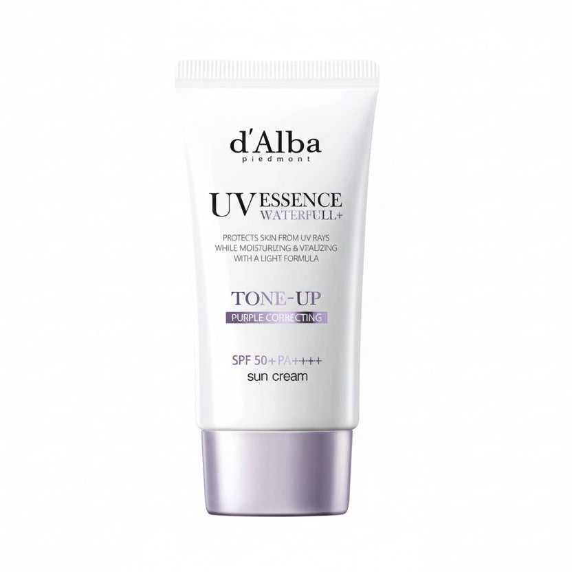 [d’Alba] Waterfull UV Essence Tone-Up Sun Cream #Purple (50ml)