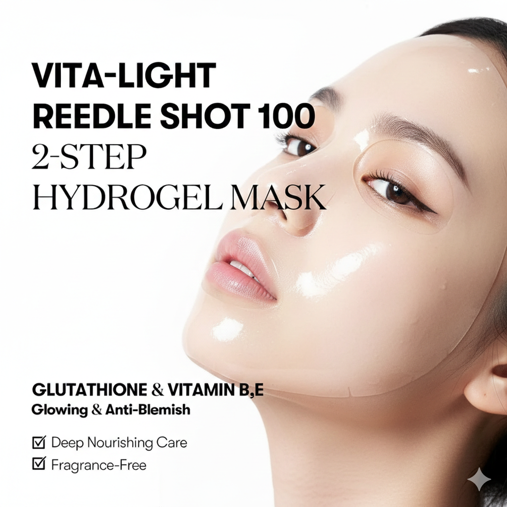 VT Cosmetics – Vita-Light Reedle Shot 100 2-Step Mask (33g)