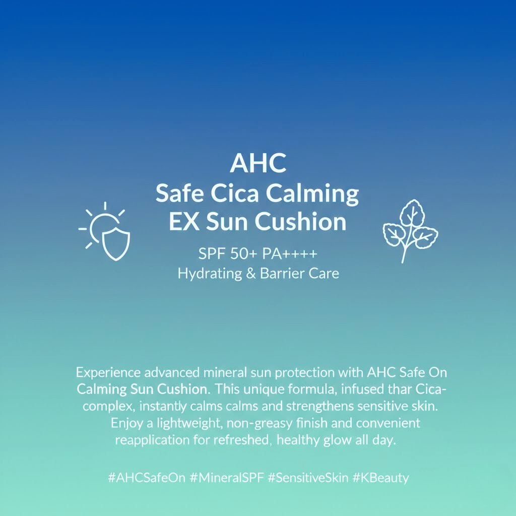 [AHC]Safe On Cica Calming EX Sun Cushion (25ml)
