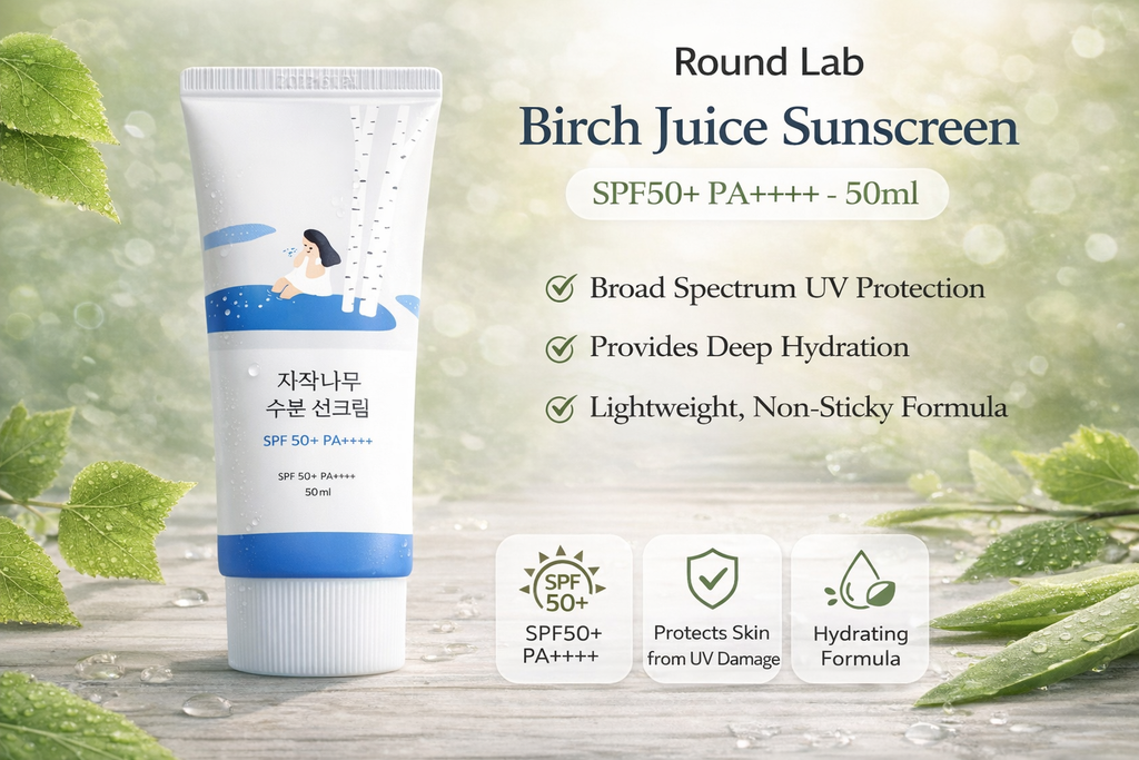 [Round Lab] Birch Juice Moisturizing Sunscreen SPF50+ PA++++ (50ml)
