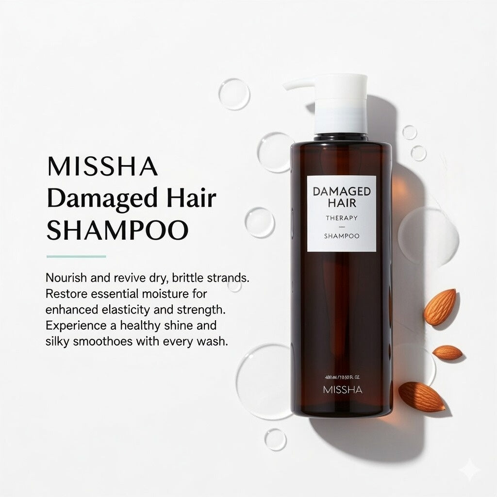 [Missha] Damaged Hair Therapy Shampoo (400ml)